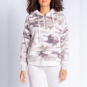 PJ Salvage Camo Cozy Hoody size M